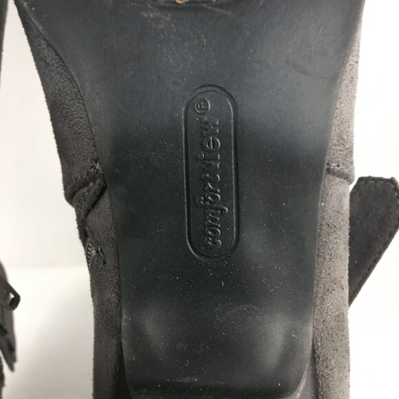 COMFORTVIEW GREY LIZZIE SUEDE BOOTIES WOMENS BOOTS SIZE 8.5 - Picture 7 of 8